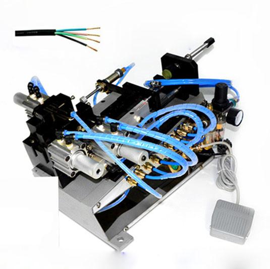 Pneumatic Multi-core sheath wire stripping machine 500 the sheath and core wire