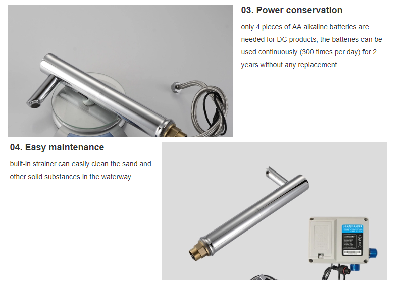 Solid Brass Silver Thermostatic Intelligent Electricity Shower Faucet