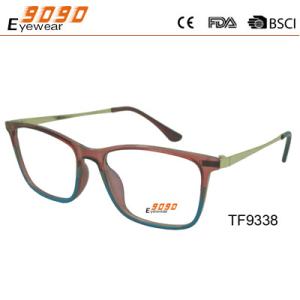 China Colorful frame with tr90 injection ,metal temple ang hinge ,suitable for women wholesale