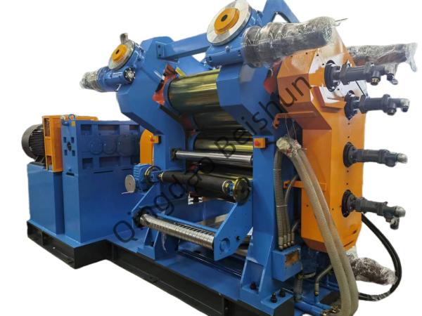 Quality 4-roller PLC rubber calender with precise control of thickness rubber material and stable cooling system for sale
