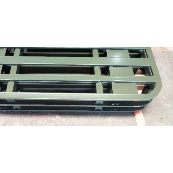 Round Corners Double Deck Steel Pallets Iron Pallet Metal Pallets For Grain