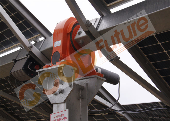 Solar Power Generation Single Axis Solar Tracking System PV Panel Use