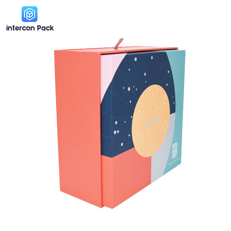 Environmental Friendly Magnetic Closure Gift Box , TUV Cardboard Drawer Box