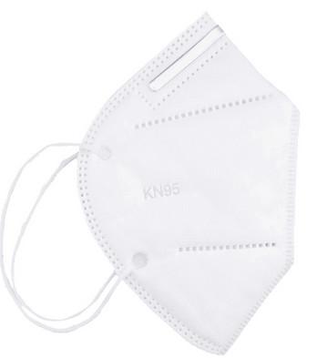 Quality KN95 Disposable Protective Face Mask Five Ply Ear Wearing Without Valve for sale