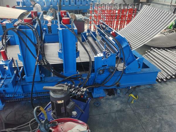 Quality Granary And Barn 18.5kw Corrugated Sheet Rolling Machine With Curving for sale