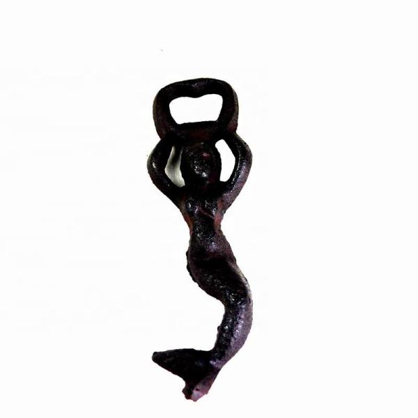 Quality Customized Mermaid Cast Iron Wine Bottle Opener For Bar for sale