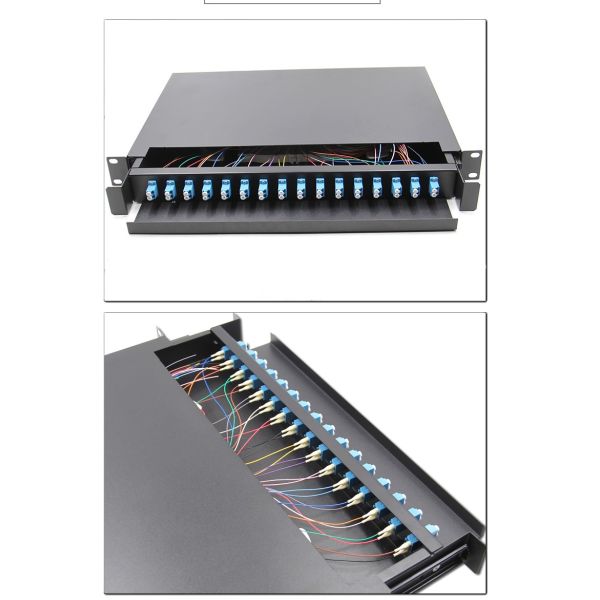 32Core LC Duplex 16 Port Fiber Patch Panel Pull Type Optical Fiber Distribution Frame