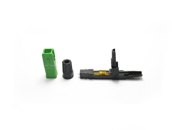 Quality IR 0.3dB APC UPC Field Installable Connector , Fiber Quick Connector for sale