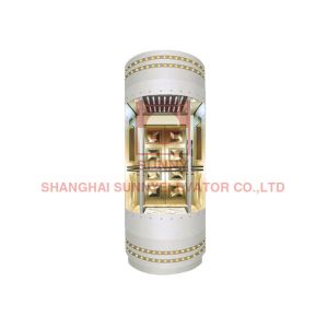 China 1250kg Gearless Machine Room Observation Elevator High Performance wholesale
