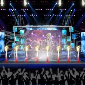 China custom rain curtain with certificate wholesale