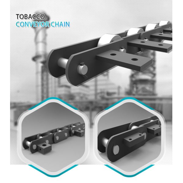 40Cr Tobacco Bucket Elevator Conveyor Chain With Roller Structure