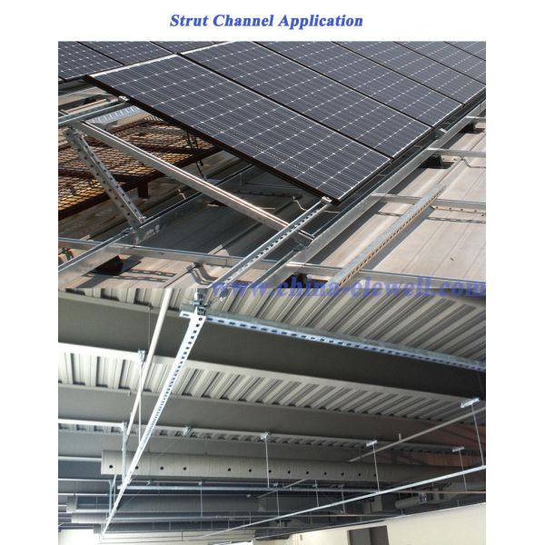 41x21mm Slotted Strut Channel For High-Performance Construction