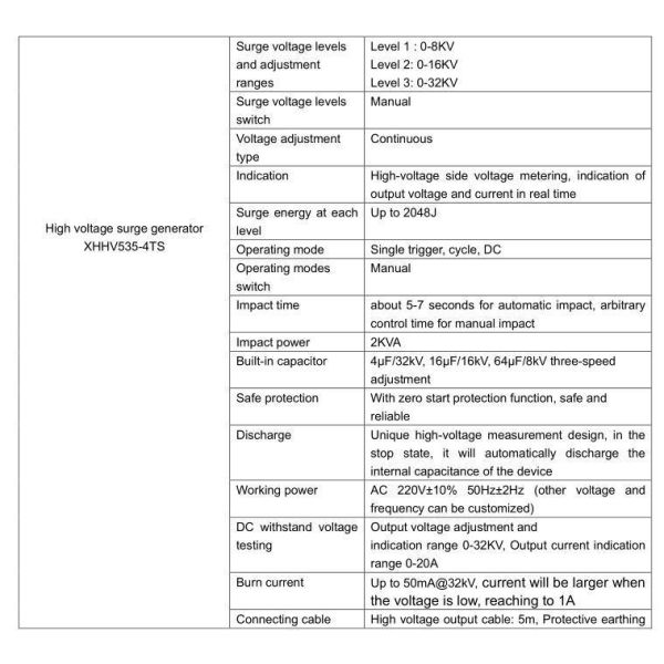 Electricity Cable Tester Fault Locator High Voltage Impulse Surge Generator