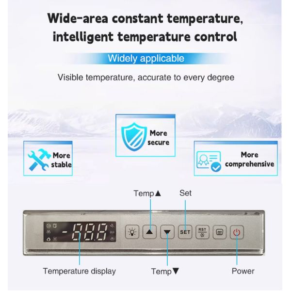 -45℃ 130L Commercial Food Blast Chiller Machine Sale Instant Fish/Chicken Fast/Quick/Blast Freezer