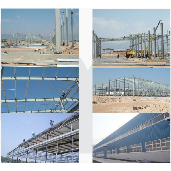 Q235 / Q345 Workshop Steel Structure Metal Structure Buildings Environmentally Friendly
