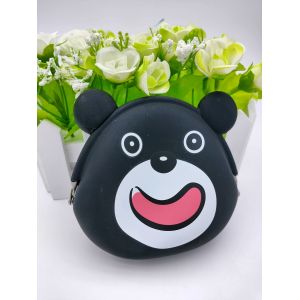 China bear Shape Soft Silicone Toys , ODM silicone animal coin purse on sale