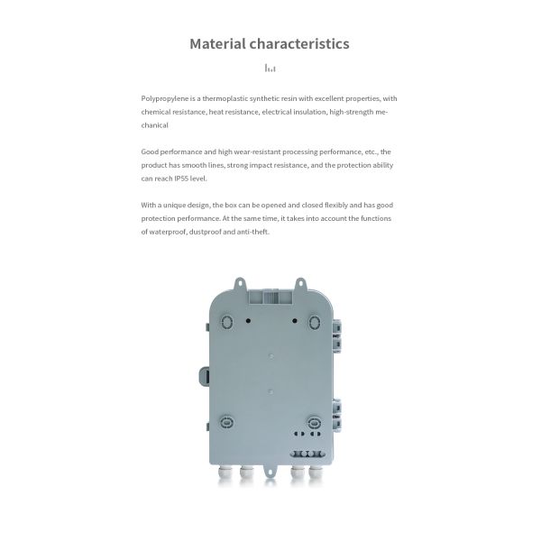 1 point 8/12 core Fiber Splitter Box for Helium Outdoor Waterproof Fiberglass Antenna