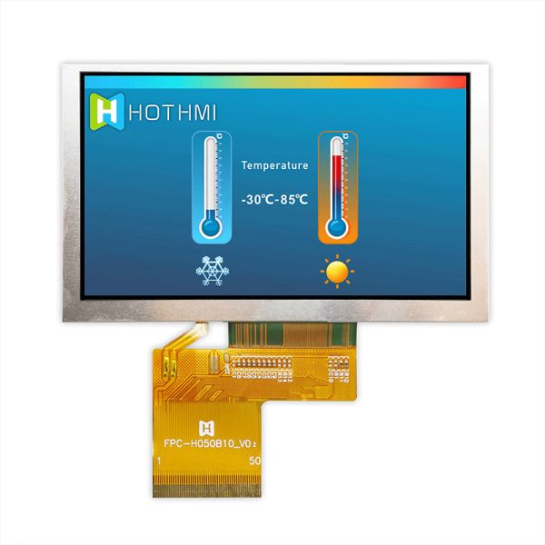 5 Inch High - Brightness TFT LCD | RGB Interface IPS Display For Industrial