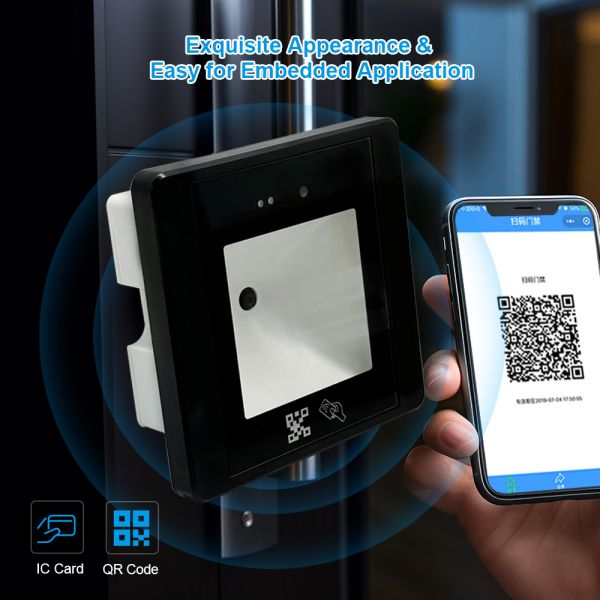 RD002 QR IC NFC RFID Scanner Access Control System White Light 1D 2D for GYM