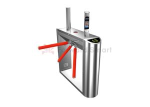 China QR Reader Access Control Swing Flap Barrier Turnstile wholesale