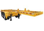30 Ton Skeleton Semi Trailer 20Ft 40Ft Tipping Skel Trailer