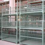 Stackable Collapsible Steel Containers Hot Dipped Galvanized Metal Wire Mesh