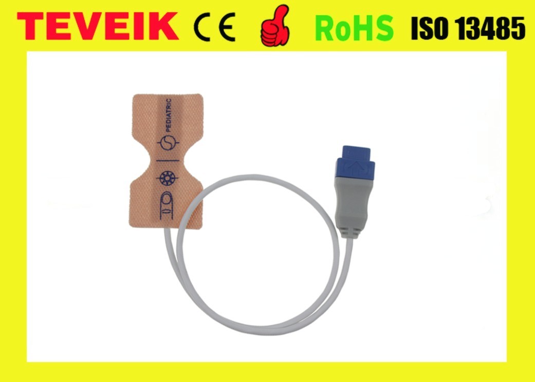 China Datex pediatric disposable SpO2 sensor,0.45m,DB9pin,medaplast wholesale