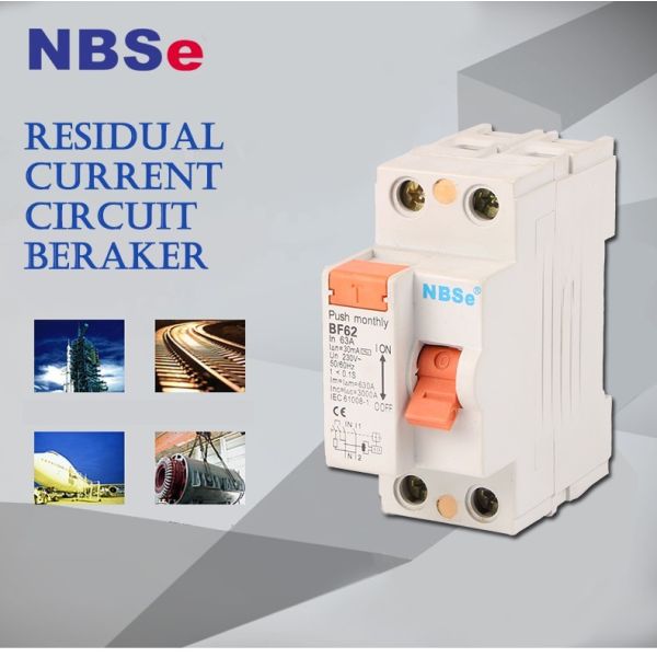 NBSe BF62 Series Residual Current Circuit Breaker Short Circuit Protection