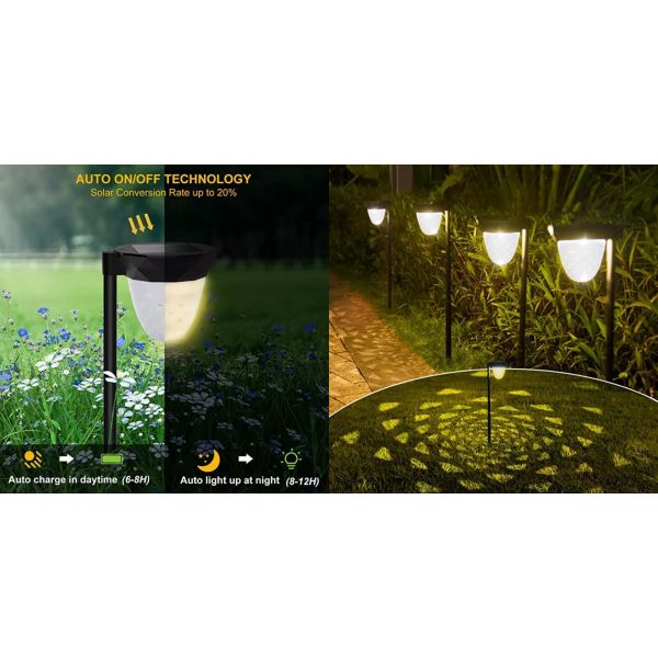 Decorative Solar Landscape Lights Ground light waterproof LED coloful effect