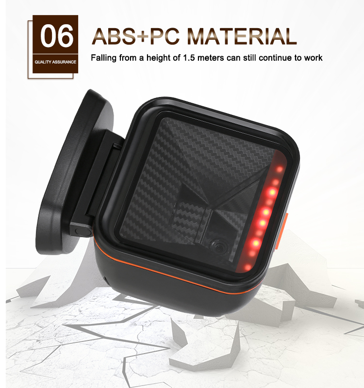 China Factory 1d 2d Barcode Scanner Desktop Table Top Omnidirectional Qr Code Reader for Supermarket
