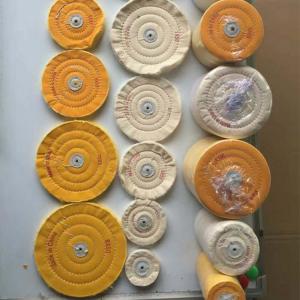 China Cotton muslin white buff buffing wheel for jewelry&dental polishing on sale