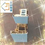 Non Plastic Rectangular White UPVC Profiles Weather Resistance