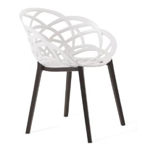 China coffee room stackable plastic arm dining chair furniture wholesale