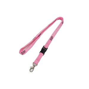 China Safety Breakaway Custom Tubular Lanyards 530mm/1060mm Length Thumb Trigger wholesale