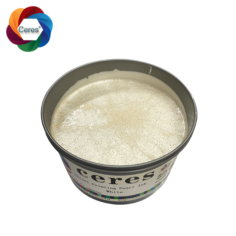 Gravure Gold White Paper Ink 1kg Can Security 3D Stereo Pearl Ink Offset Printing