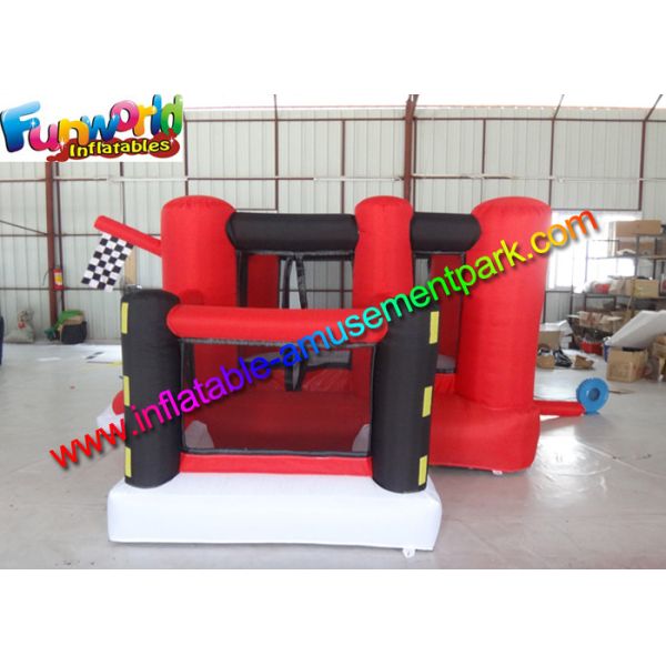 Customized Race Inflatable Jumping House , Mini Bouncing Castle For Kids
