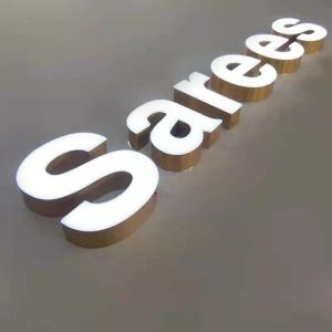 China Windproof 3D Acrylic Front Lit Sign Board 50000 Hours Lifetime wholesale