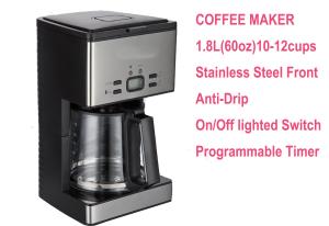 1.8L Stainless Steel Programmable Drip Coffee Maker