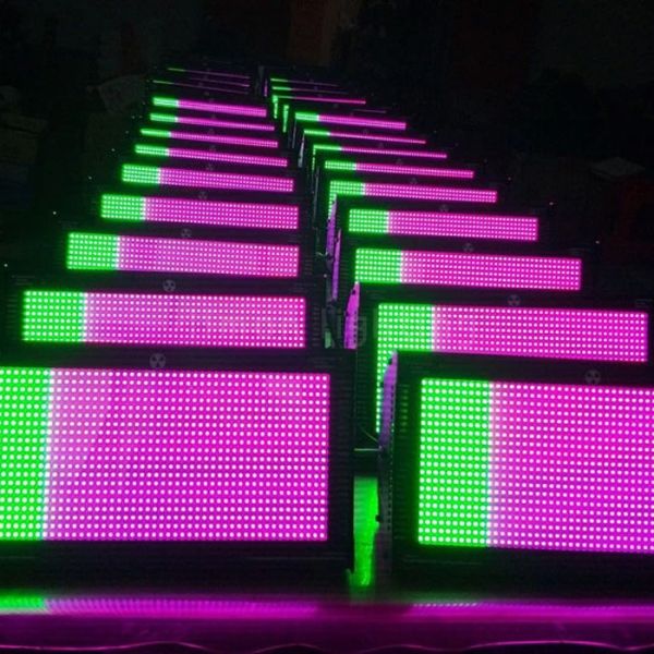 SMD 1000W RGB 3-in-1 Pixel Control DMX512 Atomic LED Strobe Light