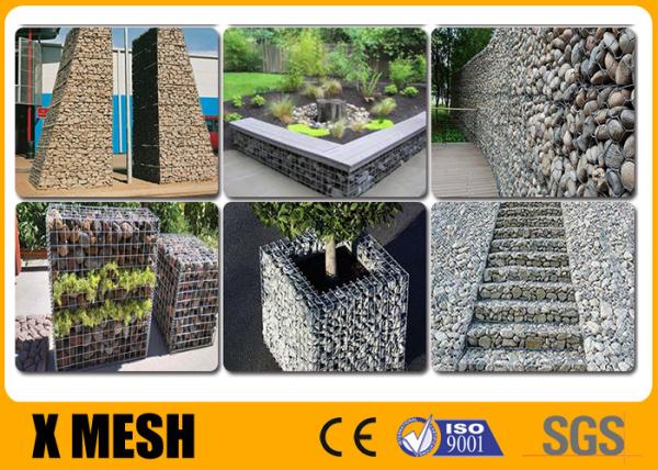 Quality 50mm X 200mm Heavy Galvanized Gabion Baskets Welded Canal Lining for sale