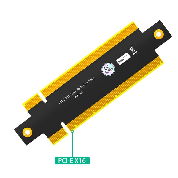 PCI Express PCI-E 3.0 16X Male to X16 Male Adapter Extension Card