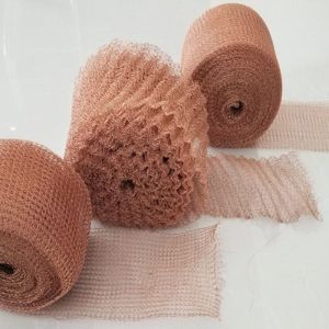 Customized Copper Rodent Mesh Knitting 15m Aperture For Slugs