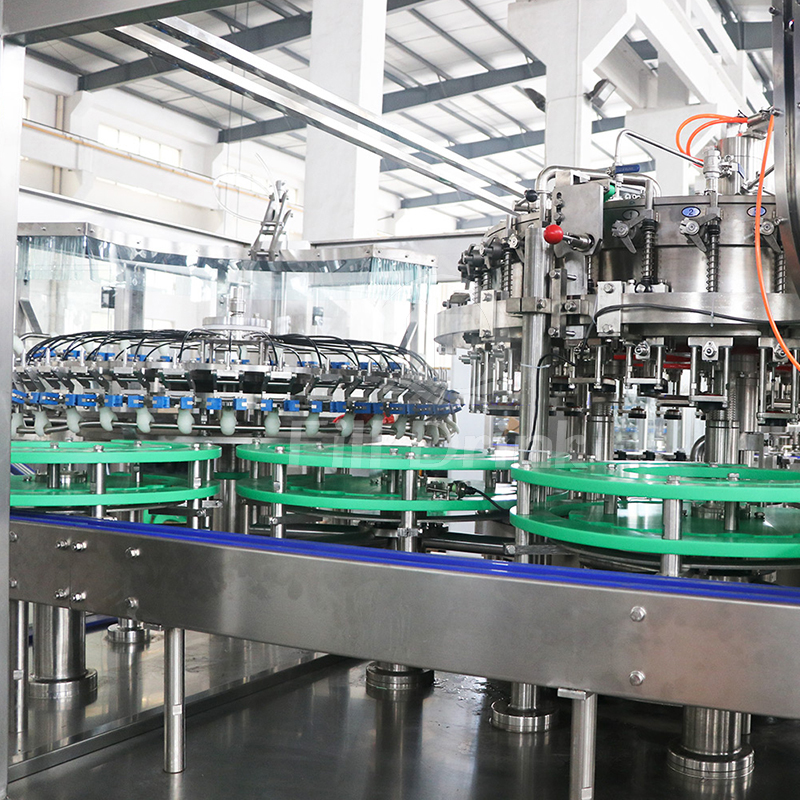 Auto Balanced Pressure Carbonated Soft Drink Production Line Filling Capping Machine