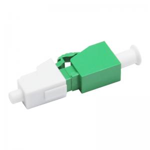 China LC APC Green Optical Attenuator Male To Female 1dB - 30dB Fix Attenuation wholesale