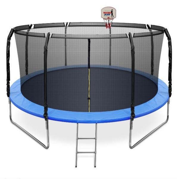 Quality 14 FT Trampoline with Basketball Hoop  with Safety Enclosure Net for sale