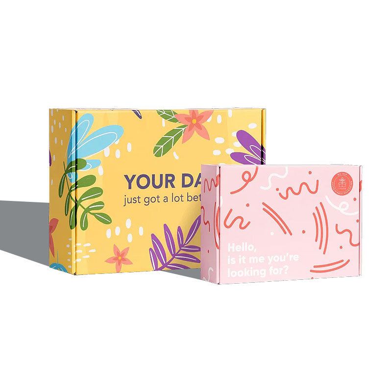 Factory Customized Design Corrugated Paper Box Gifts Boutique Folding Carton Outer Paper Packaging Shipping Boxes