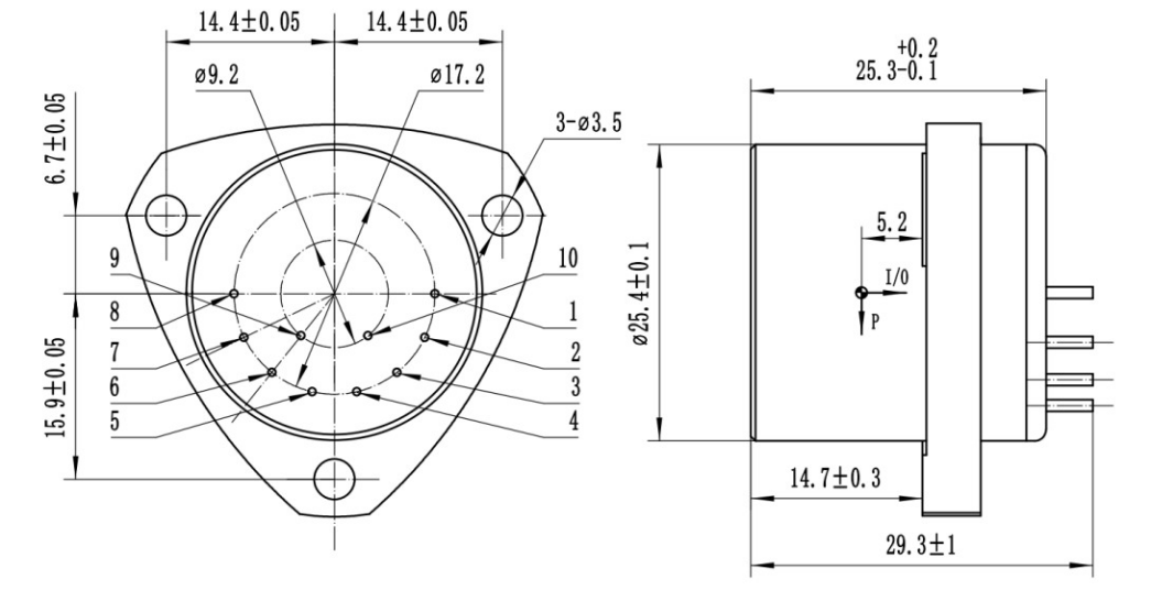 Analog Output Single Axis Quartz Accelerometer Vibration Sensor for Oil Drilling