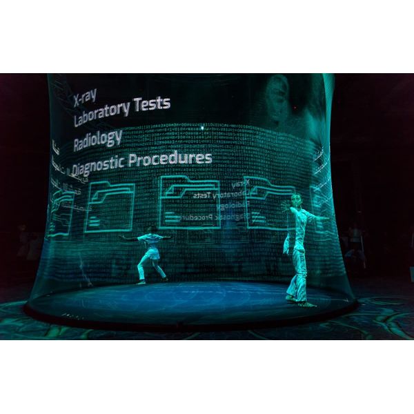 Polyamide Holoflex Invisible Holographic Projection Screen