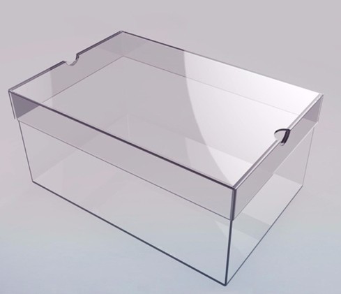 High Transparency Big Clear Acrylic Display Boxes For Collectibles Toy Shoe Storage Box