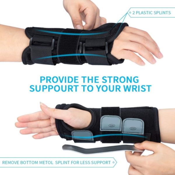 2021 Hot Sale Breathable Foam Wrist Brace Night Wrist Sleep Support